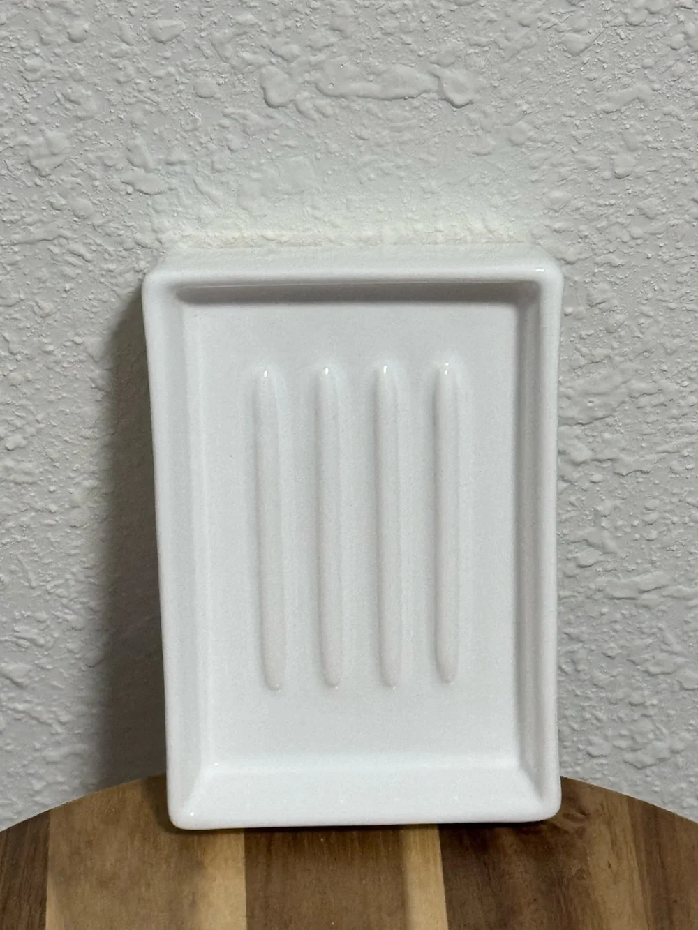 The White Company Ceramic Soap Dish White Like New